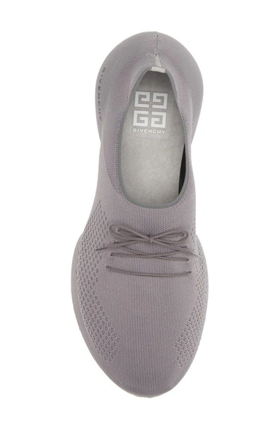 Shop Givenchy Tk-360 Knit Sneaker In Graphite