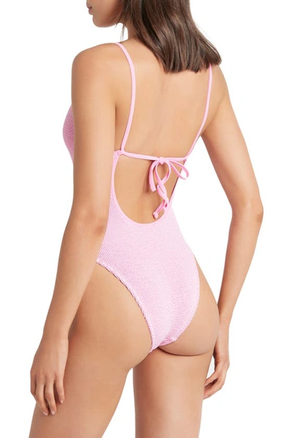 Shop Bound By Bond-eye Elena One-piece Swimsuit In Baby Pink
