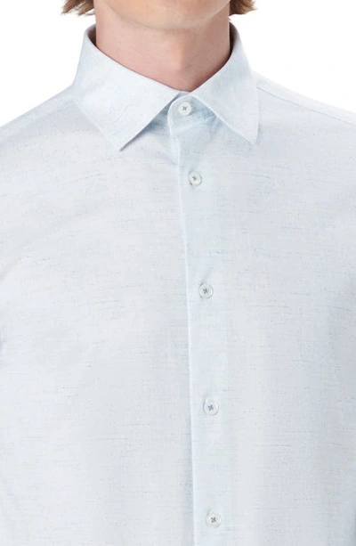 Shop Bugatchi Ooohcotton® Button-up Shirt In Ice Blue