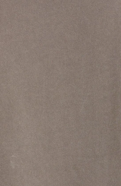 Alexander Wang T Shrunken Cotton Logo Tee In Washed Cola