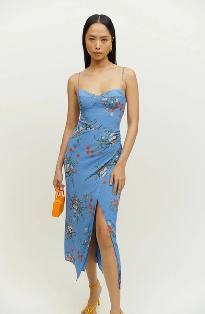 Shop Reformation Kourtney Midi Dress In Arles