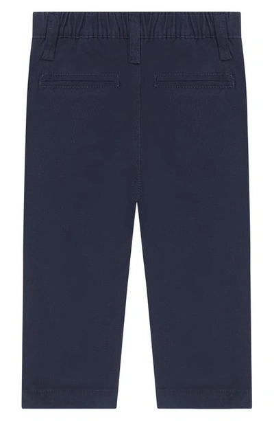Shop Andy & Evan Stretch Twill Trousers In Navy