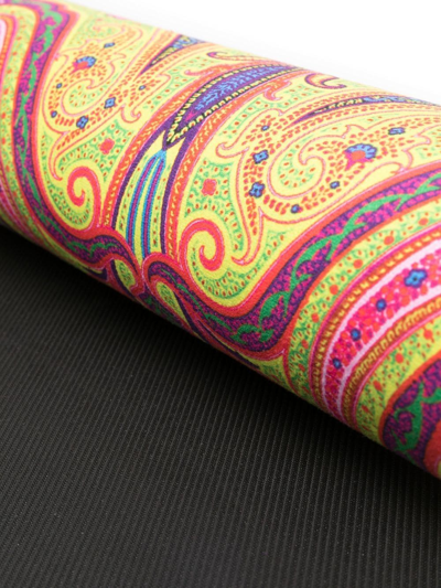 Etro Home Paisley Print Yoga Mat In Yellow