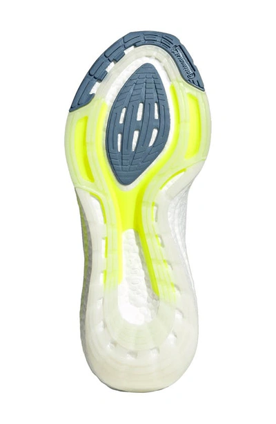 Shop Adidas Originals Ultraboost 22 Running Shoe In Ftwr White/ Grey/ Linen Green