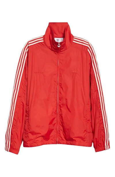 Shop Adidas X Wales Bonner Light Track Jacket In Scarlet