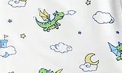 Shop Bellabu Bear Kids' Dragons Convertible Footie Fitted One-piece Pajamas
