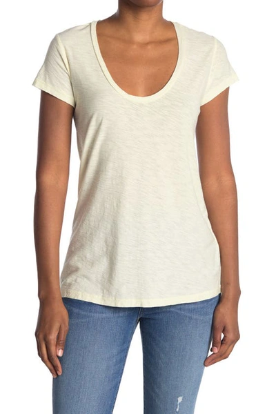 Shop James Perse Deep V-neck T-shirt In Npy