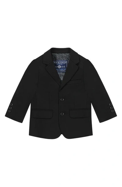 Andy & Evan Solid Stretch Two-piece Suit (big Boy) In Oxford