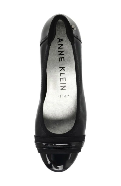 Anne Klein Sport Guardian Block Heel Pumps In Black Multi Le