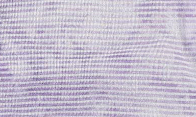 Shop Paigelauren Tie Dye Stripe Short Sleeve Romper In Marble Purple