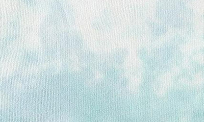 Paigelauren Tie Dye Long Sleeve Shirt & Pants Set In Blue-green Tie Dye