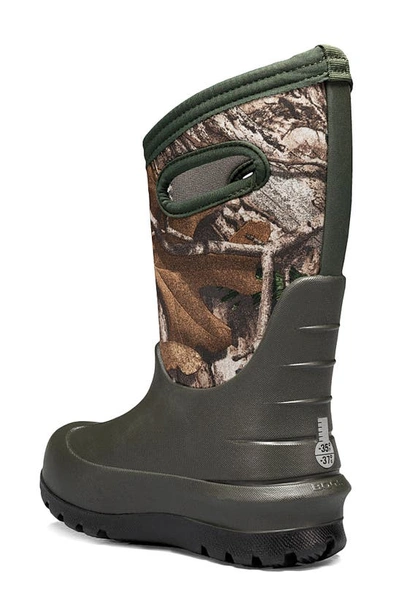 Bogs Neo Classic Real Tree Waterproof Insulated Rain Boot In Dark Green