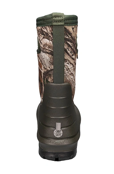 Bogs Neo Classic Real Tree Waterproof Insulated Rain Boot In Dark Green