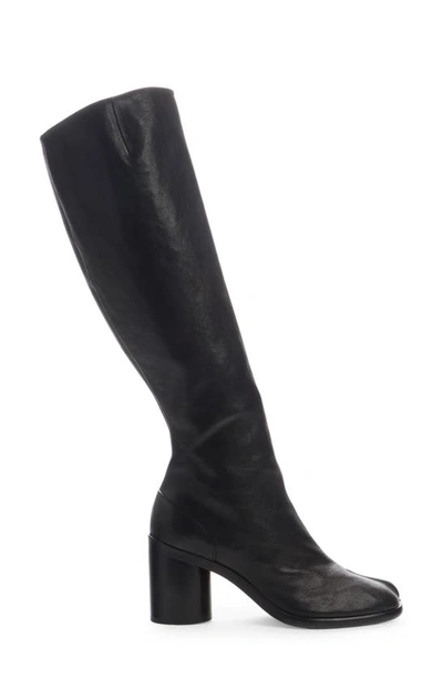Maison Margiela Tabi Knee High Boot In Black | ModeSens