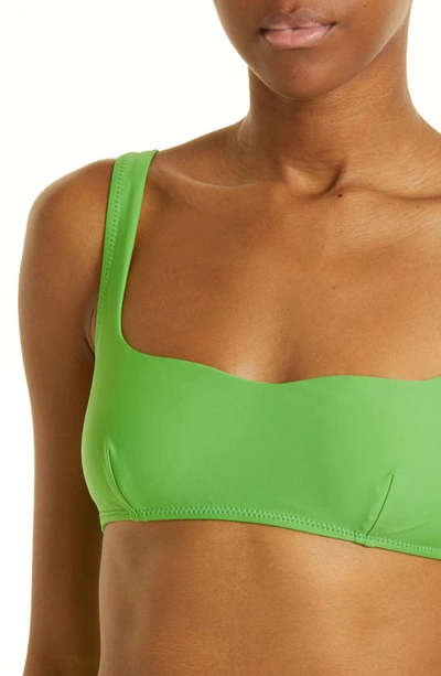 Shop Nanushka Lona Swim Top In Green