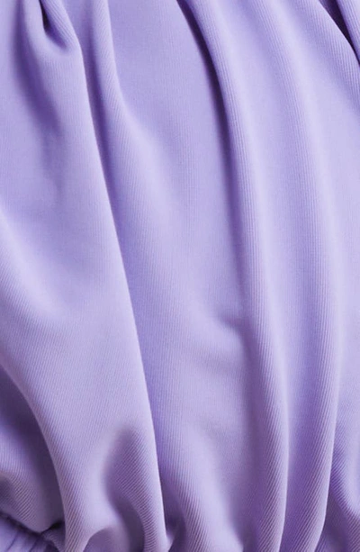 House Of Cb Cassis Ruched Underwired Bikini Top In Violet