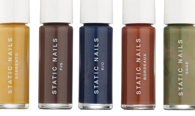 Static Nails Bohemian Liquid Glass Nail Lacquer Palette (nordstrom Exclusive) $60 Value In Burgundy