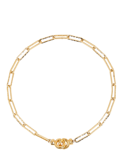 Shop Alighieri The Molten Link Layer Chain Necklace In Gold