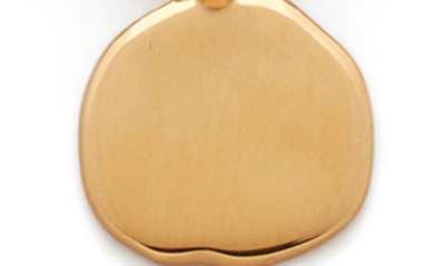 Monica Vinader Siren Petal Necklace In 18ct Gold On Sterling S