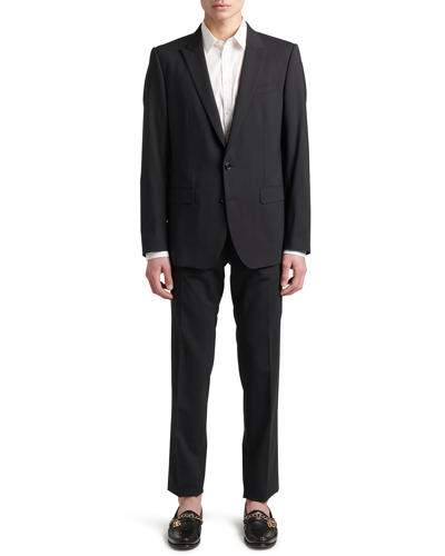 Shop Dolce & Gabbana Men's Martini Two-piece Solid Suit In Black
