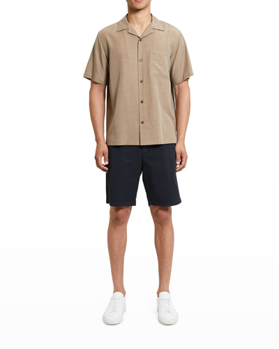 Shop Theory Men's Noll Flow Camp Shirt In Fossil