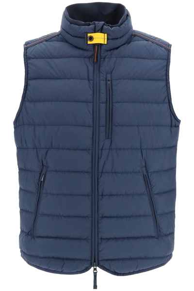 Shop Parajumpers Perfect Padded Vest In Blue