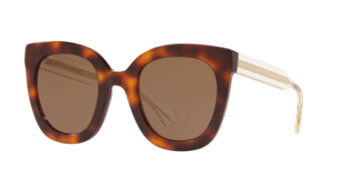 Shop Gucci Woman Sunglasses Gg0564sn In Clear