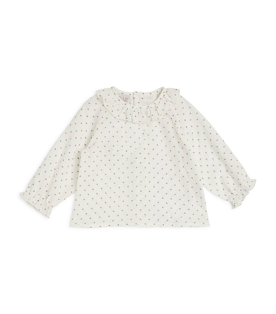 Shop Paz Rodriguez Star Print Blouse (1-24 Months) In Pink