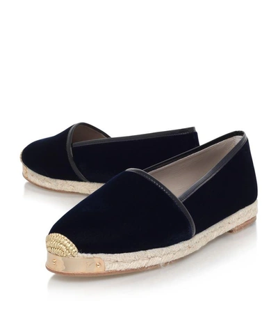 Shop Giuseppe Zanotti Santiago Velvet Espadrille