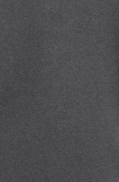 Shop Golden Goose Logo Cotton Blend Cardigan In Dark Grey Melange