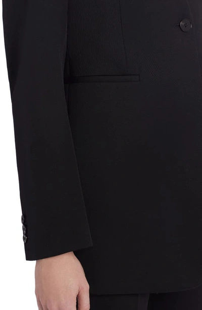 Shop Jil Sander Single Breasted Wool Blazer In Black
