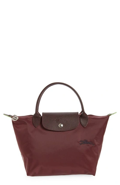 Shop Longchamp Small Le Pliage Travel Bag In Burgundy