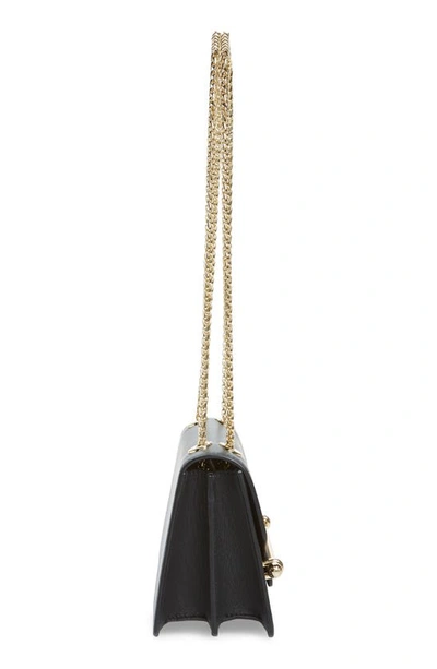 Strathberry Mini East/west Leather Crossbody Bag In Black