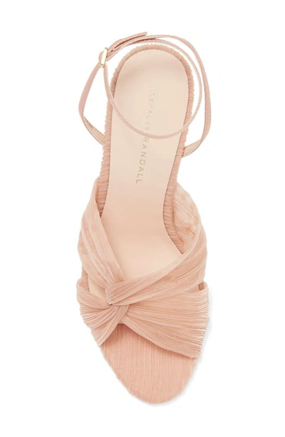 Shop Loeffler Randall Knotted Sparkle Sandal In Beauty