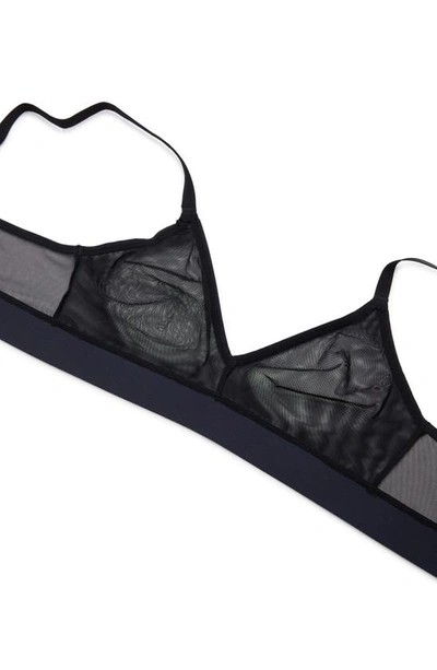 Shop Skarlett Blue Spellbound Mesh Bralette In Black