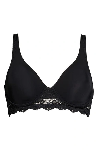 Shop Skarlett Blue Goddess Underwire Convertible Bra In Black