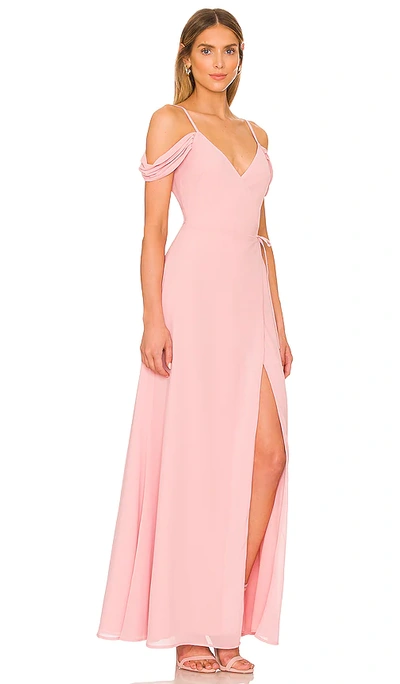Shop Lovers & Friends The Cassie Gown In Pink