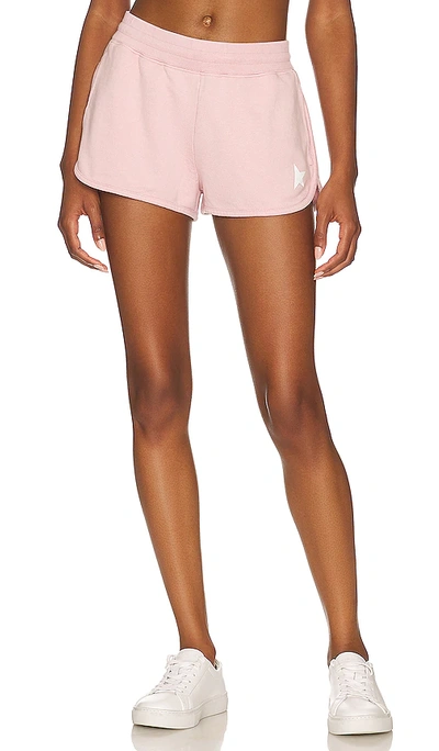 Shop Golden Goose Diana Star Shorts In Pink