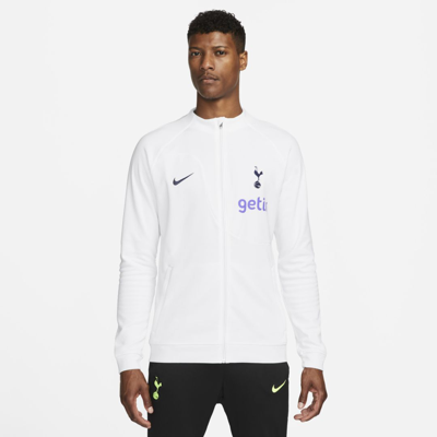 Shop Nike Tottenham Hotspur Academy Pro  Men's Soccer Jacket In White