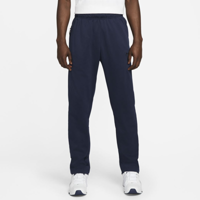 Nike Men's  Therma Therma-fit Open Hem Fitness Pants In Blue