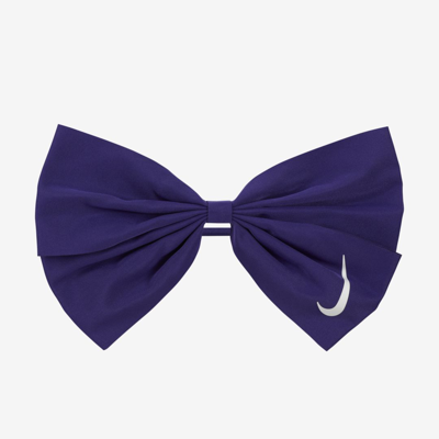 Shop Nike Women's Hair Bow In Purple
