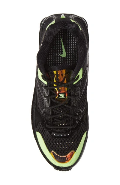 Shop Nike Shox Enigma Sp Sneaker In Black/ Black/ Lime Blast