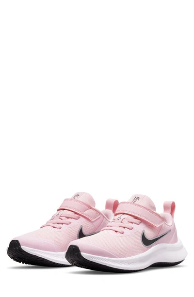 Shop Nike Star Runner 3 Running Shoe In Pink Foam/ Black