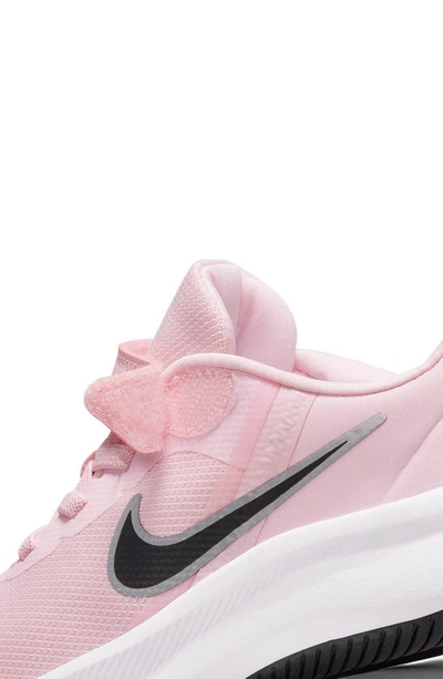 Shop Nike Star Runner 3 Running Shoe In Pink Foam/ Black
