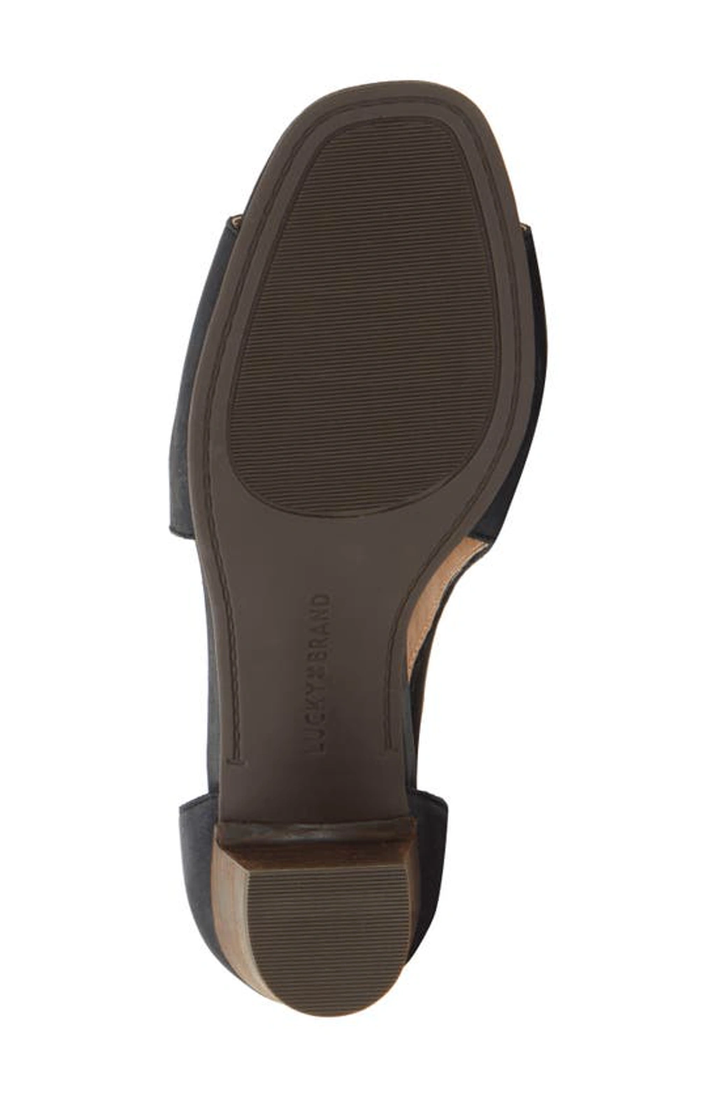 Lucky Brand Udine Shield Sandal In Black Leather ModeSens