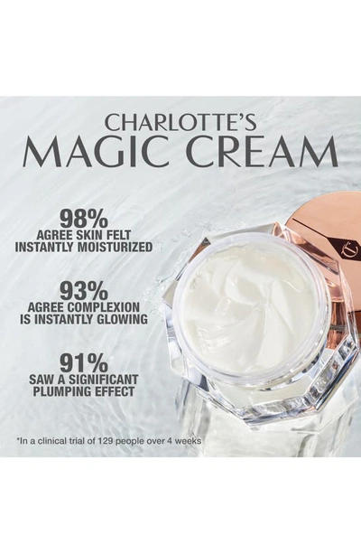 Shop Charlotte Tilbury Magic Cream Face Moisturizer With Hyaluronic Acid, 1.6 oz In Jar