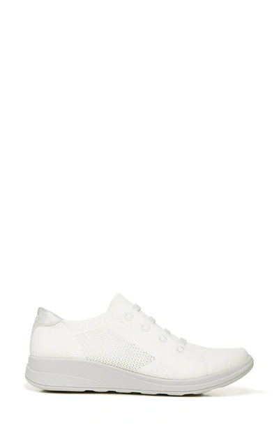 Shop Bzees Golden Knit Slip-on Sneaker In Brilliant White Fabric