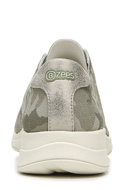 bzees golden knit slip on sneaker