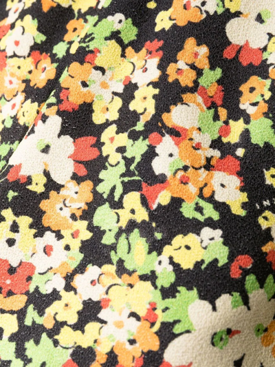 Marni Lovers Prairie Print Cropped Pants In Black