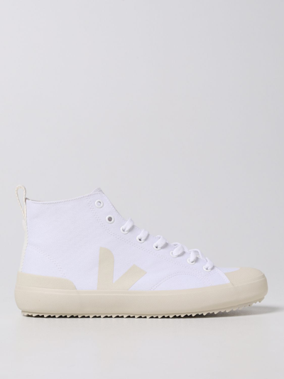 Shop Veja High-top Sneakers In Canvas In White